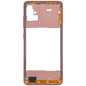Mid-Frame Housing Compatible For Samsung Galaxy A51 4G (A515 / 2019) (Prism Crush Pink)