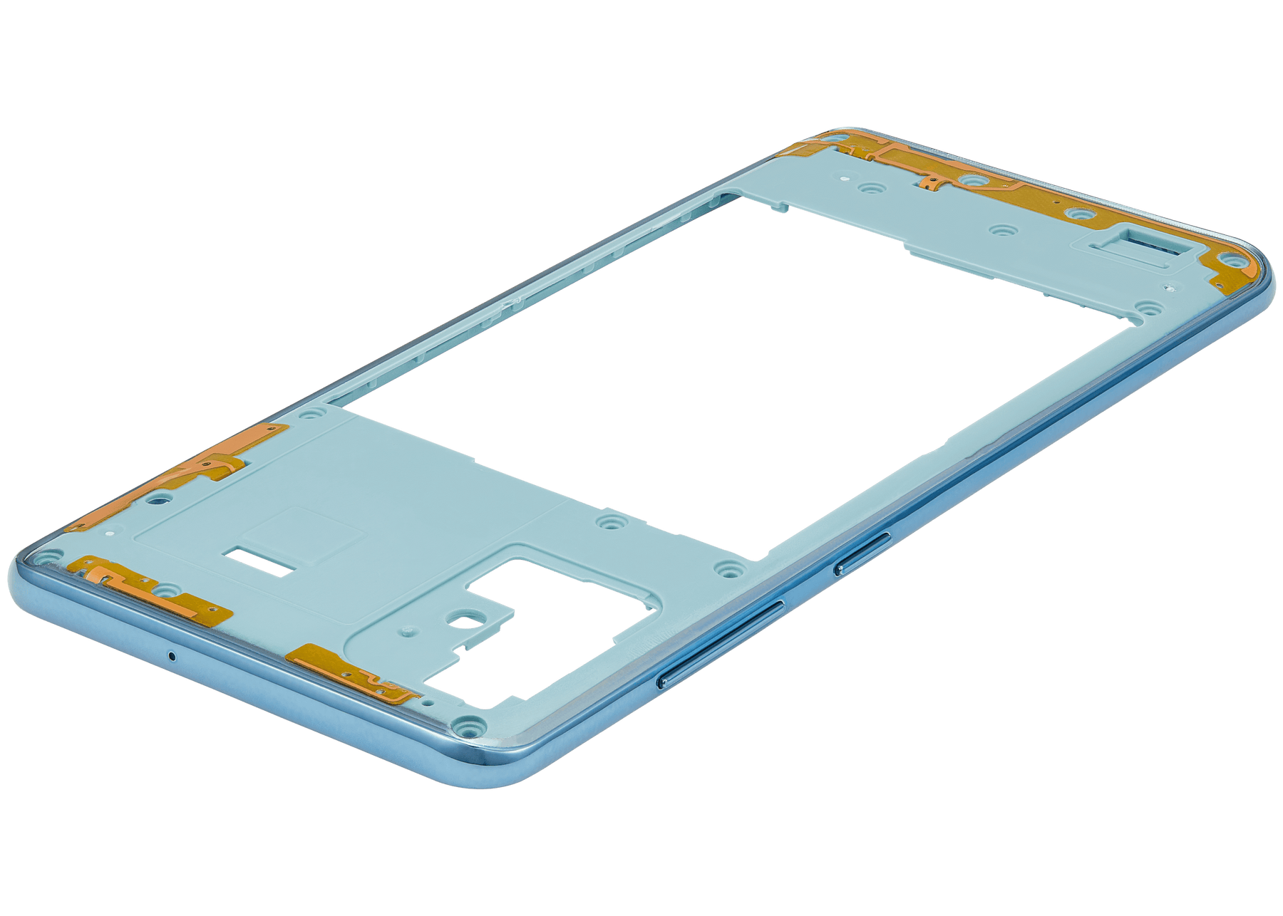 Mid-Frame Housing Compatible For Samsung Galaxy A51 4G (A515 / 2019) (Prism Crush Blue)