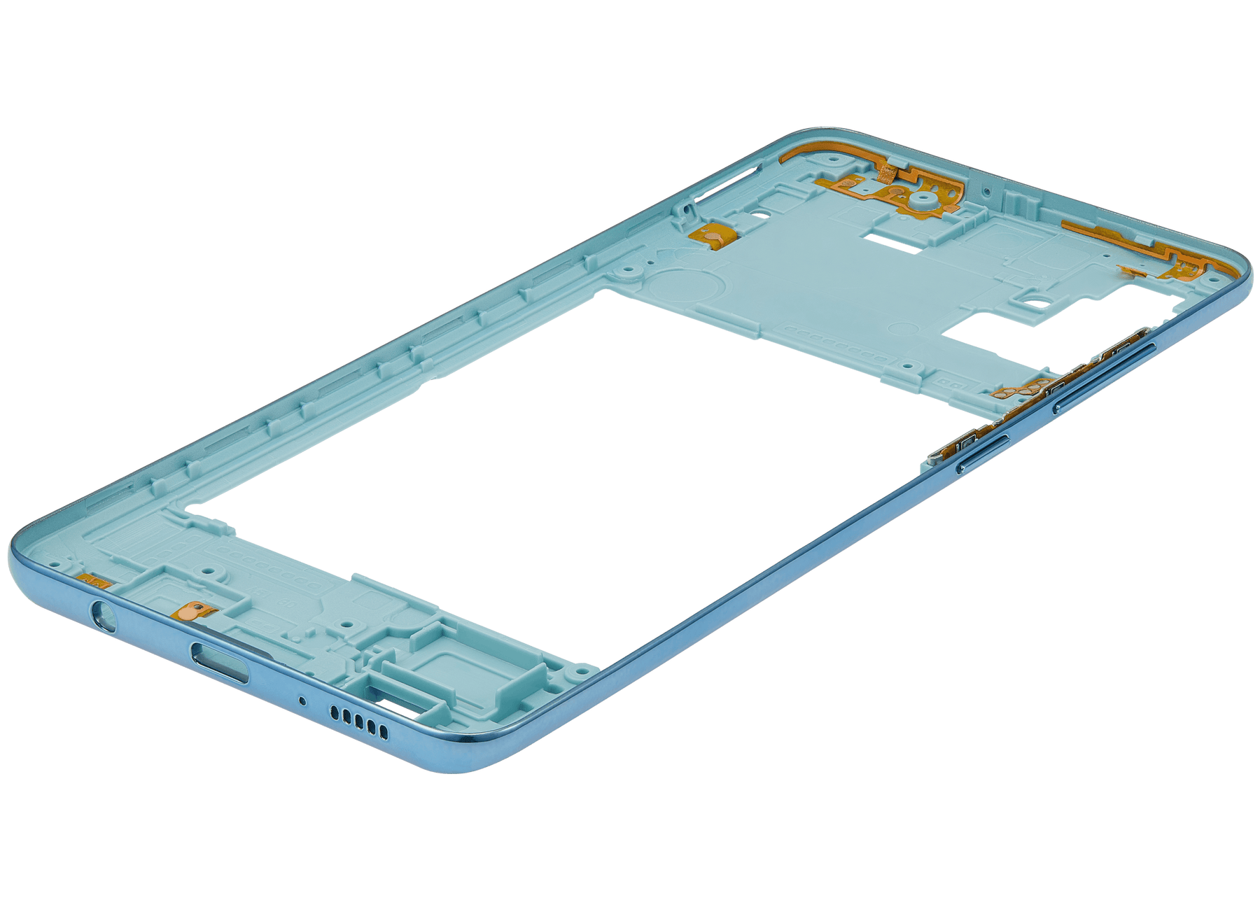 Mid-Frame Housing Compatible For Samsung Galaxy A51 4G (A515 / 2019) (Prism Crush Blue)