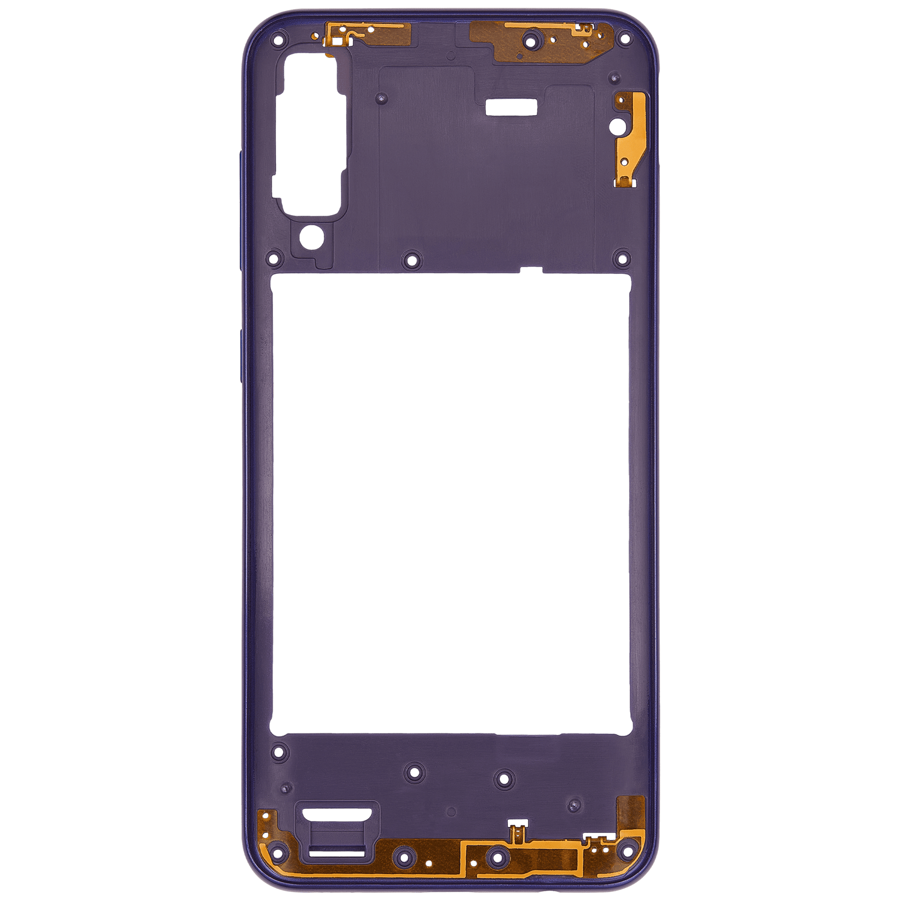 Mid-Frame Housing Compatible For Samsung Galaxy A50s (A507 / 2019) (Aftermarket Plus) (Prism Crush Violet)