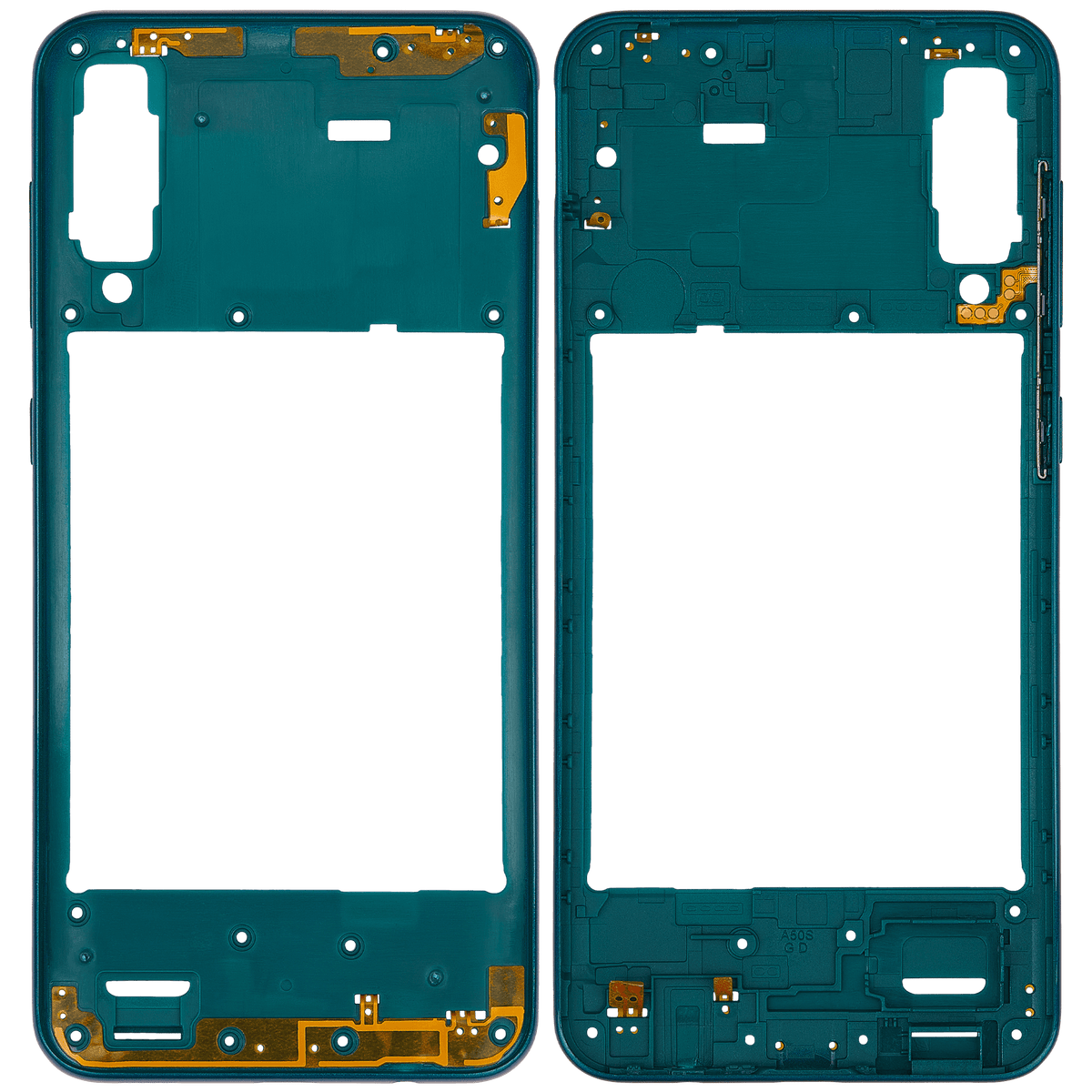 Mid-Frame Housing Compatible For Samsung Galaxy A50s (A507 / 2019) (Vemake) (Prism Crush Green)