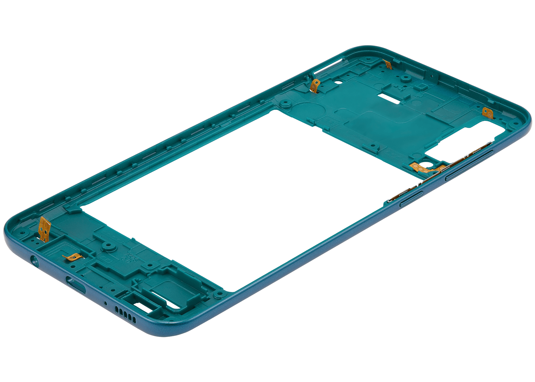 Mid-Frame Housing Compatible For Samsung Galaxy A50s (A507 / 2019) (Vemake) (Prism Crush Green)