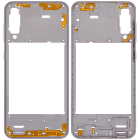 Mid-Frame Housing Compatible For Samsung Galaxy A50s (A507 / 2019) (Aftermarket Plus) (Prism Crush White)