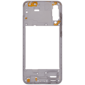 Mid-Frame Housing Compatible For Samsung Galaxy A50s (A507 / 2019) (Aftermarket Plus) (Prism Crush White)