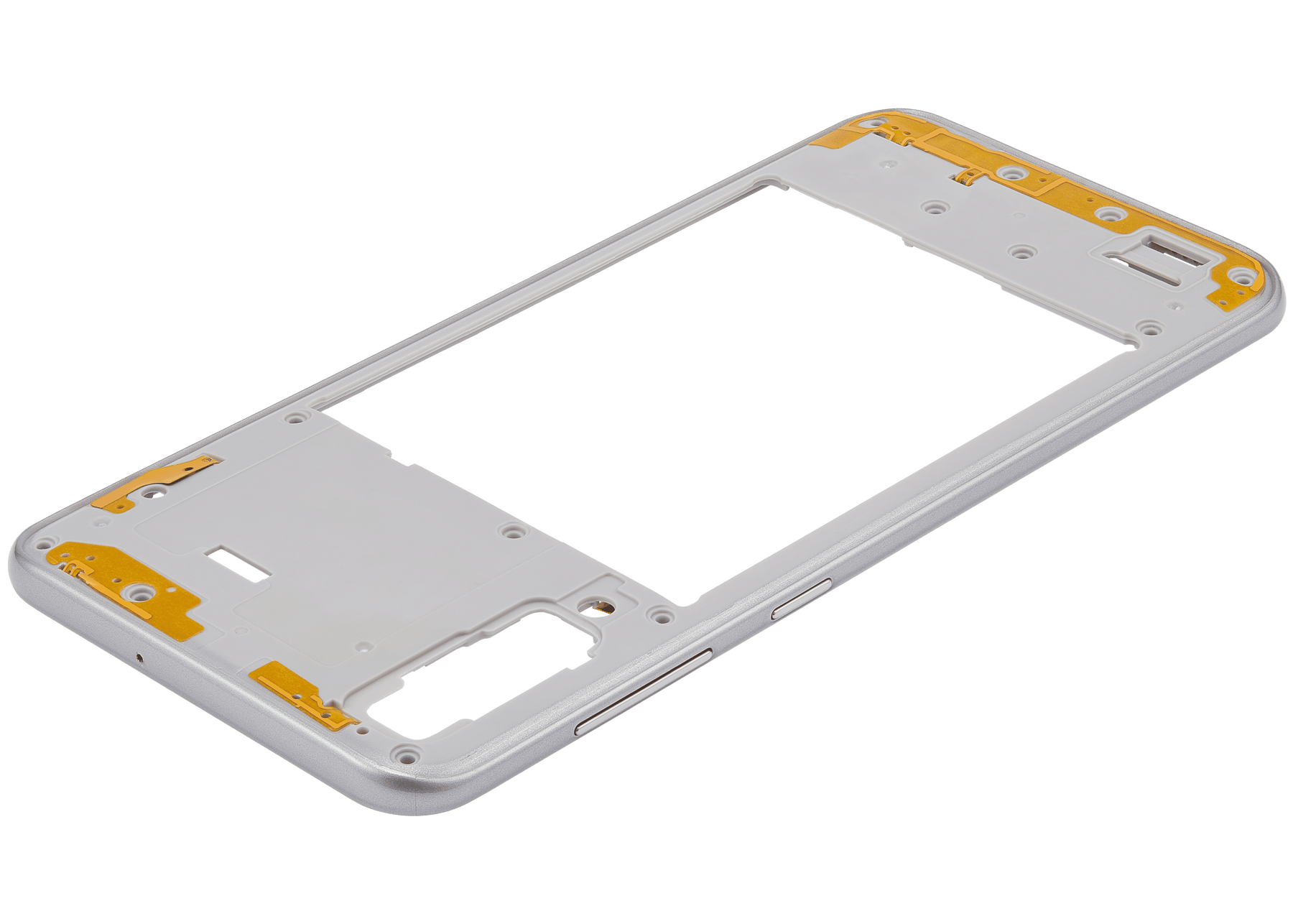 Mid-Frame Housing Compatible For Samsung Galaxy A50s (A507 / 2019) (Aftermarket Plus) (Prism Crush White)