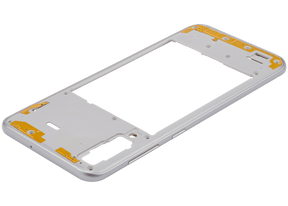 Mid-Frame Housing Compatible For Samsung Galaxy A50s (A507 / 2019) (Aftermarket Plus) (Prism Crush White)