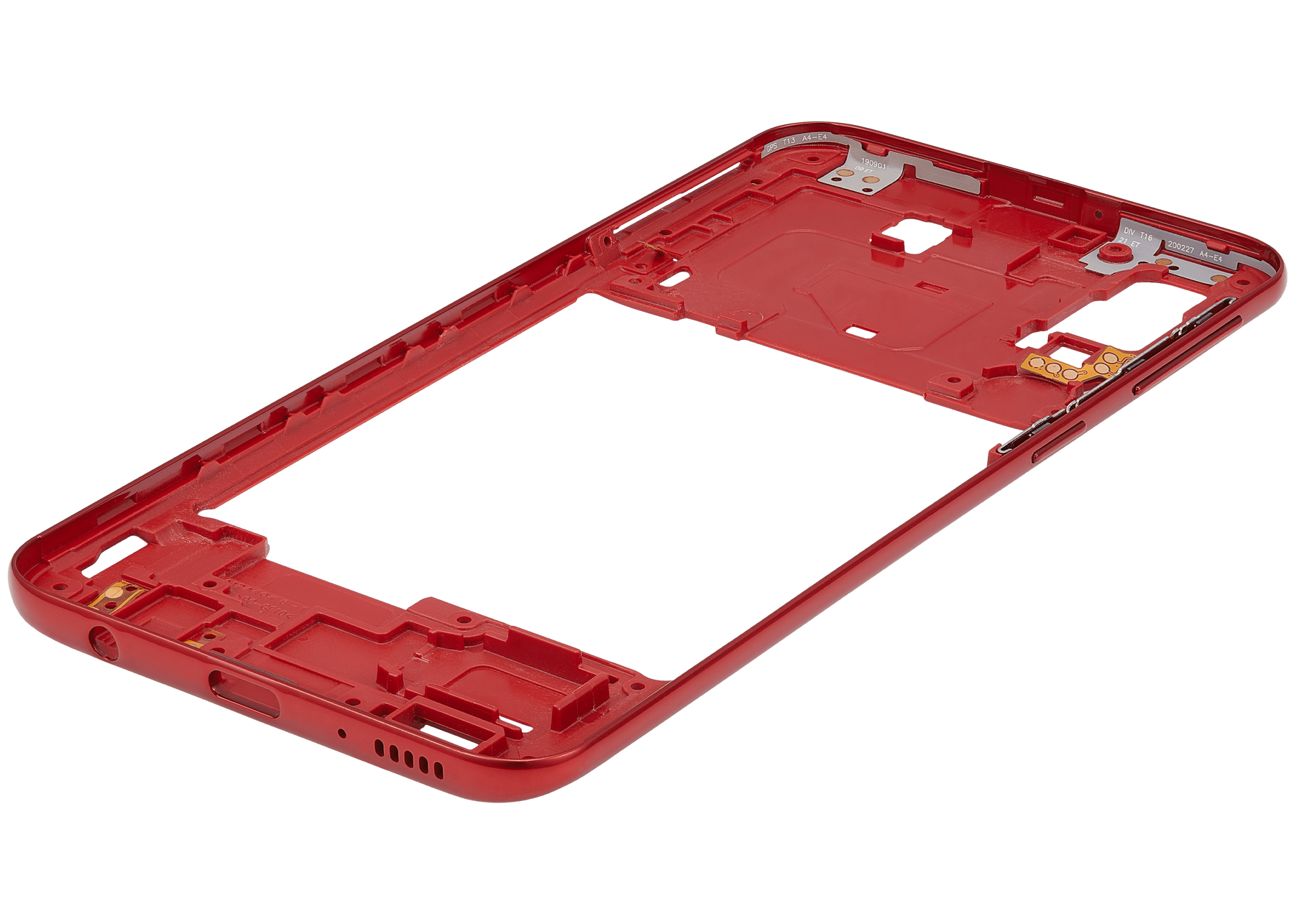 Mid-Frame Housing Compatible For Samsung Galaxy A40 (A405 / 2019) (Vemake) (Coral)