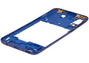 Mid-Frame Housing Compatible For Samsung Galaxy A40 (A405 / 2019) (Vemake) (Blue)
