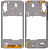 Mid-Frame Housing Compatible For Samsung Galaxy A40 (A405 / 2019) (Aftermarket Plus) (White)