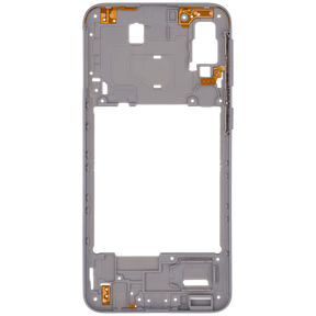 Mid-Frame Housing Compatible For Samsung Galaxy A40 (A405 / 2019) (Aftermarket Plus) (White)