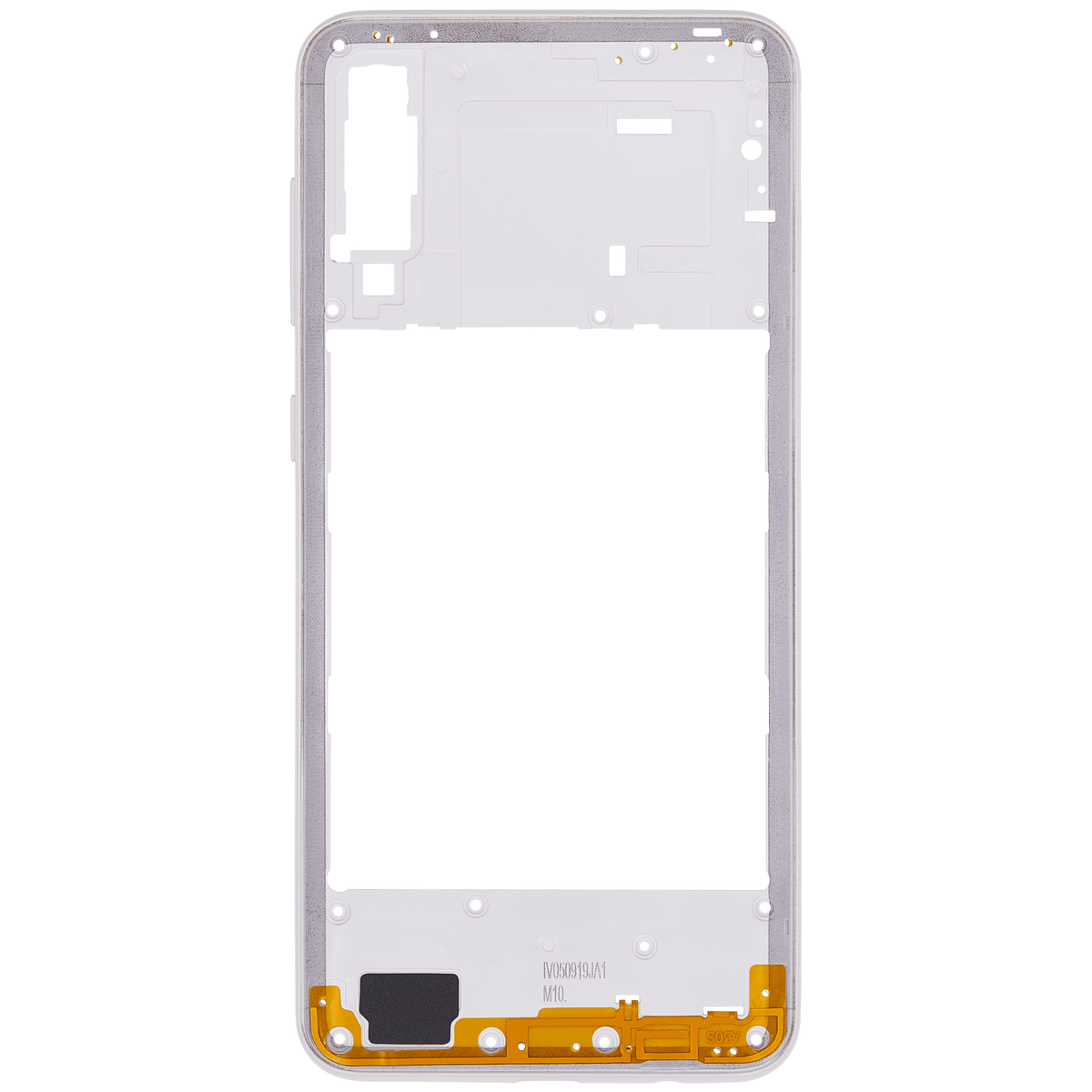 Mid-Frame Housing Compatible For Samsung Galaxy A30s (A307 / 2019) (Prism Crush White)