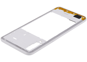 Mid-Frame Housing Compatible For Samsung Galaxy A30s (A307 / 2019) (Prism Crush White)