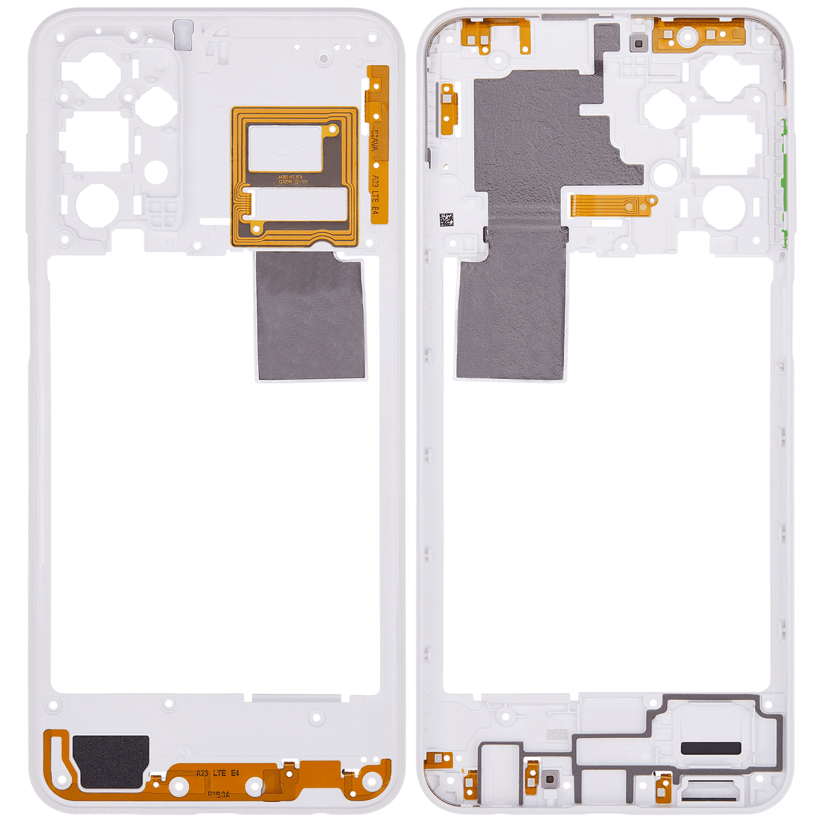 Mid-Frame Housing Compatible For Samsung Galaxy A23 (A235 / 2022) (White)