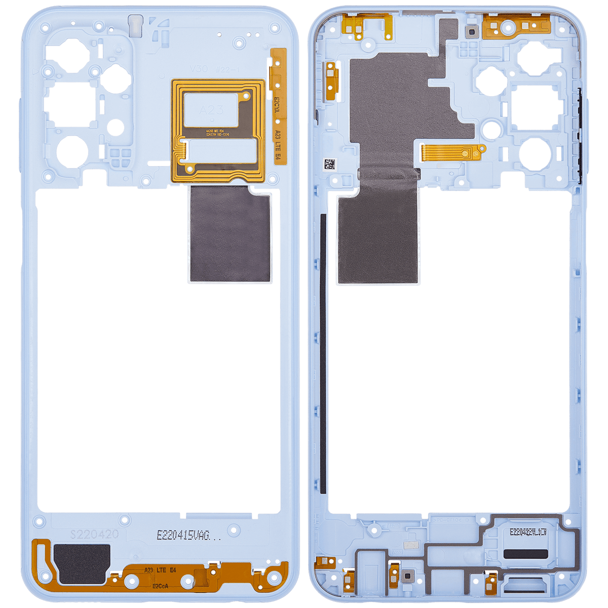 Mid-Frame Housing Compatible For Samsung Galaxy A23 (A235 / 2022) (Blue)