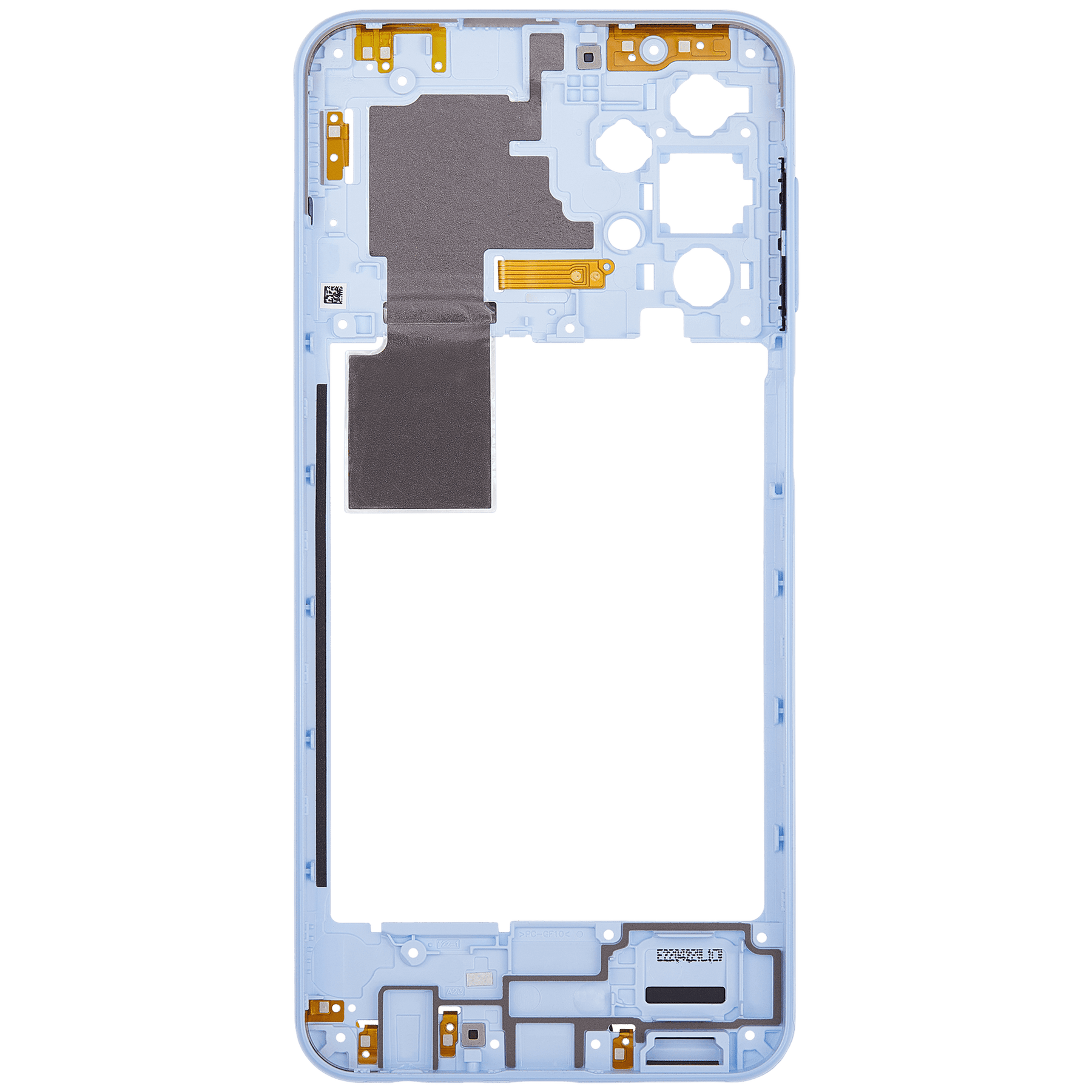 Mid-Frame Housing Compatible For Samsung Galaxy A23 (A235 / 2022) (Blue)