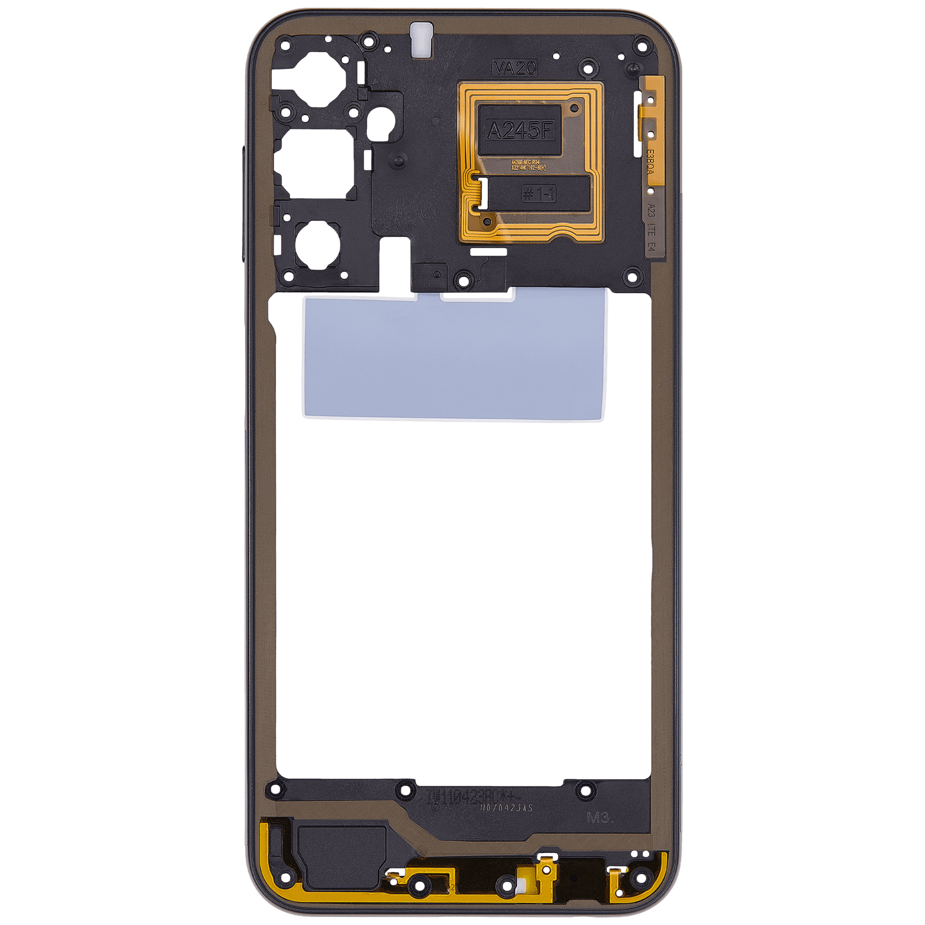 Mid-Frame Housing Compatible For Samsung Galaxy A24 4G (A245 / 2023) (Black)
