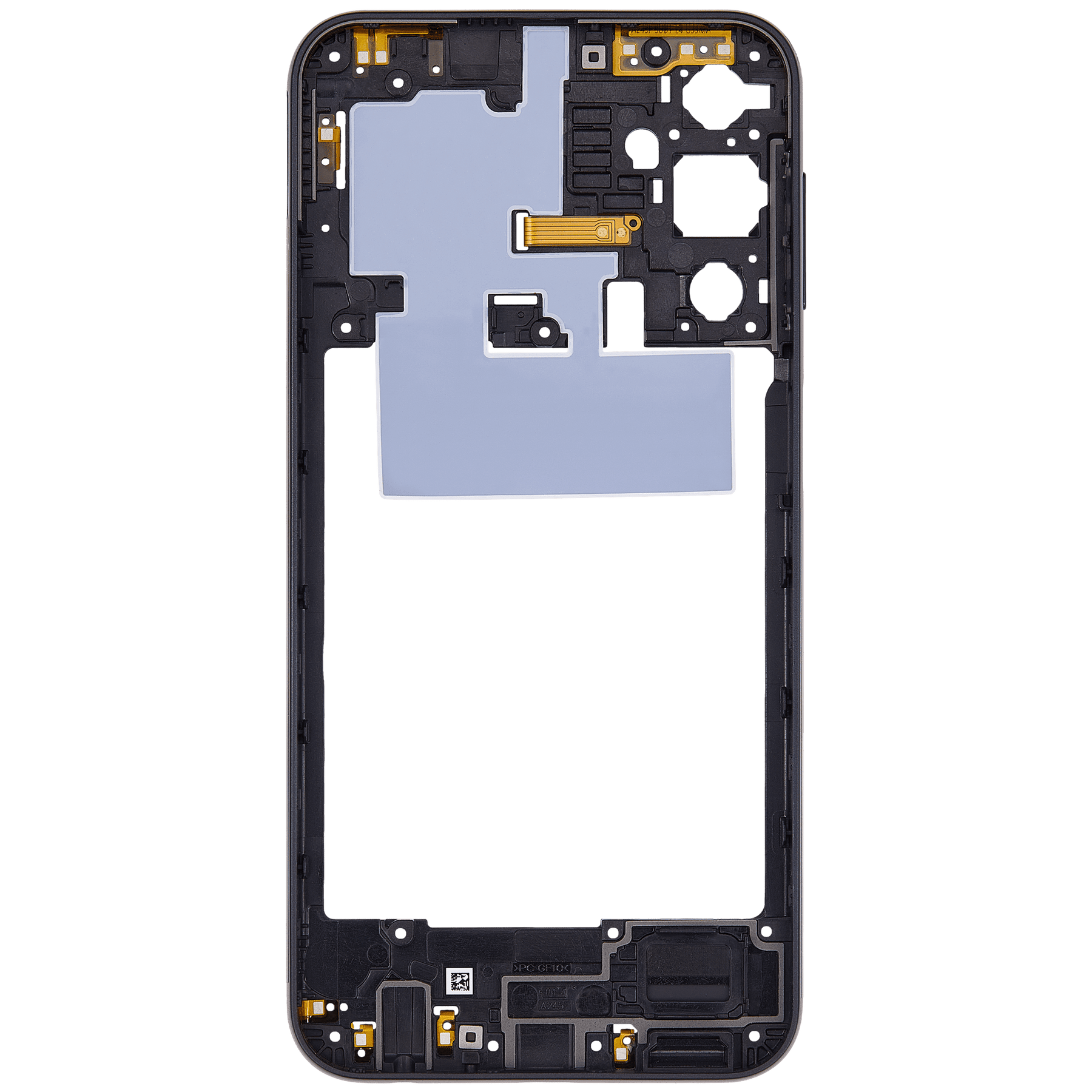 Mid-Frame Housing Compatible For Samsung Galaxy A24 4G (A245 / 2023) (Black)