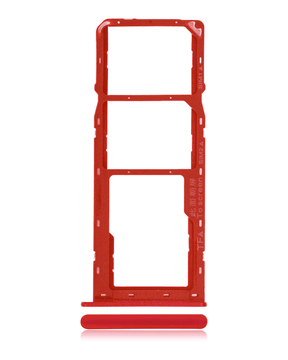 Dual Sim Card Tray Compatible For Samsung Galaxy A10s (A107 / 2019) / A20s (A207 / 2019) (Red)