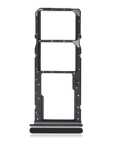 Dual Sim Card Tray Compatible For Samsung Galaxy A03 Core (A032 / 2021) (Black)