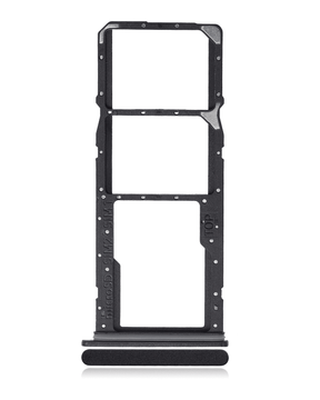 Dual Sim Card Tray Compatible For Samsung Galaxy A03 Core (A032 / 2021) (Black)