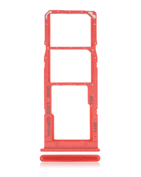 Dual Sim Card Tray Compatible For Samsung Galaxy A02 (A022 / 2020) (Red)