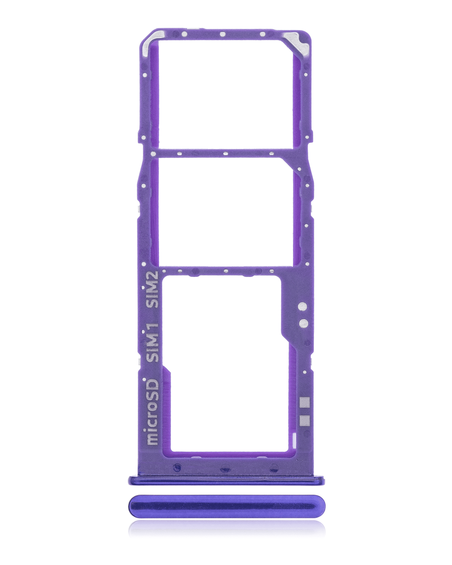 Dual Sim Card Tray Compatible For Samsung Galaxy A30S (A307 / 2019) (Violet)