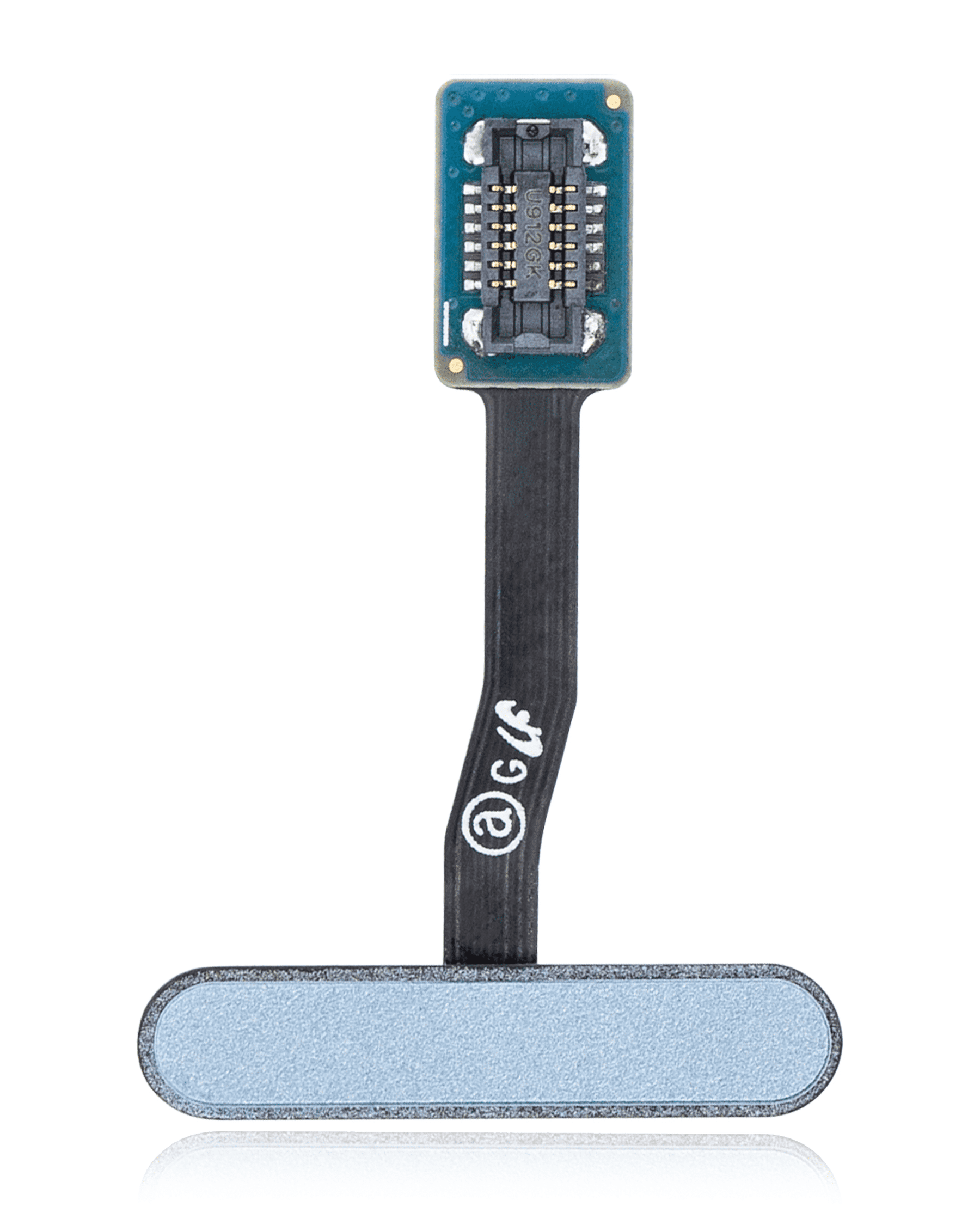 Replacement Power & Fingerprint Reader With Flex Cable Compatible For Samsung Galaxy S10E (Prism Blue)