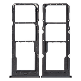 Dual Sim Card Tray Compatible For Samsung Galaxy A23 5G (A236 / 2022) (Black)