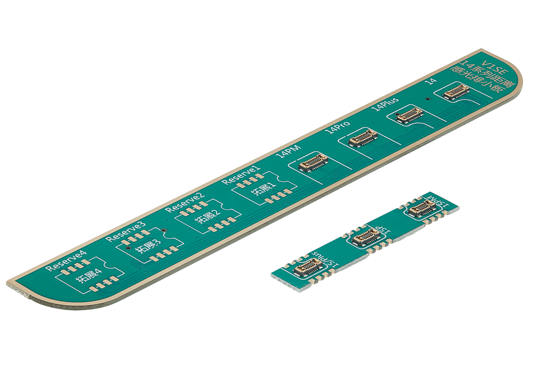 Earpiece Flex (Proximity Sensor / Ambient Light Sensor) FPC Test Board Adaptor Compatible For iPhone 14-15 Series (JCID-V1s Pro / V1SE) (14 to 15 Series Board Requires Soldering)