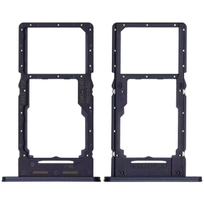 Dual Sim Card Tray Compatible For Samsung Galaxy A25 5G (A256 / 2023) (Brave Black)
