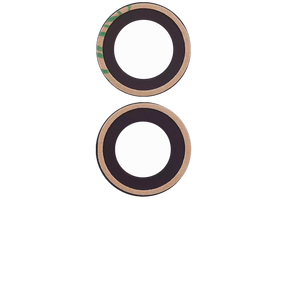 Back Camera Lens (Glass Only) With Adhesive Compatible For iPhone 14 / 14 Plus / 15 / 15 Plus (2 Piece Set) (10 Pack) (Real Sapphire) (Premium)