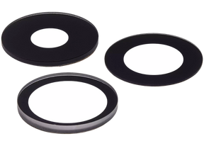 Back Camera Lens (Glass Only) With Adhesive Compatible For iPhone 15 Pro (3 Piece Set) (Aftermarket Plus)