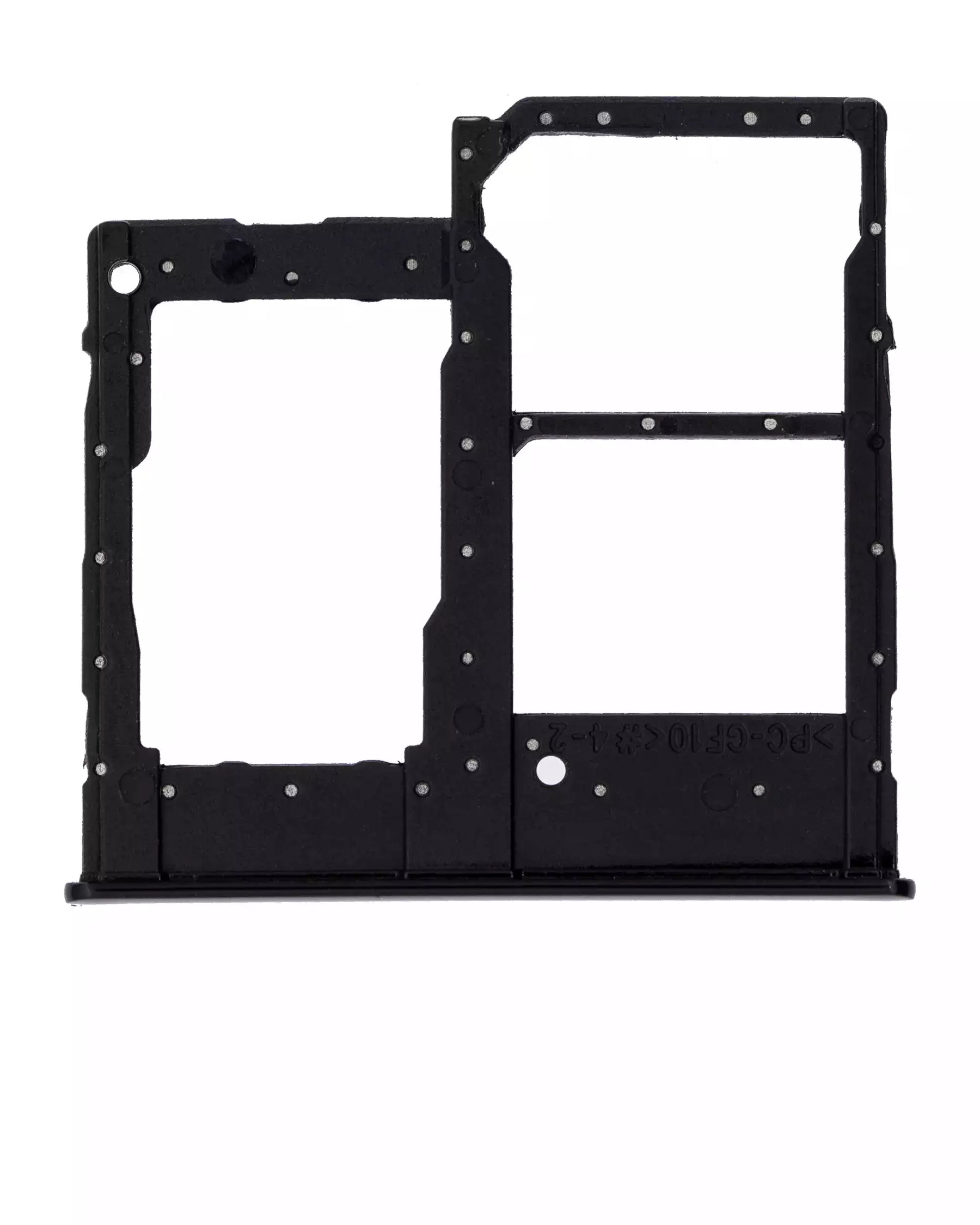 Dual Sim Card Tray Compatible For Samsung Galaxy A20E (A202 / 2019) (Black)