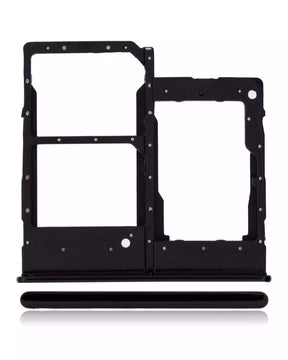 Dual Sim Card Tray Compatible For Samsung Galaxy A20E (A202 / 2019) (Black)