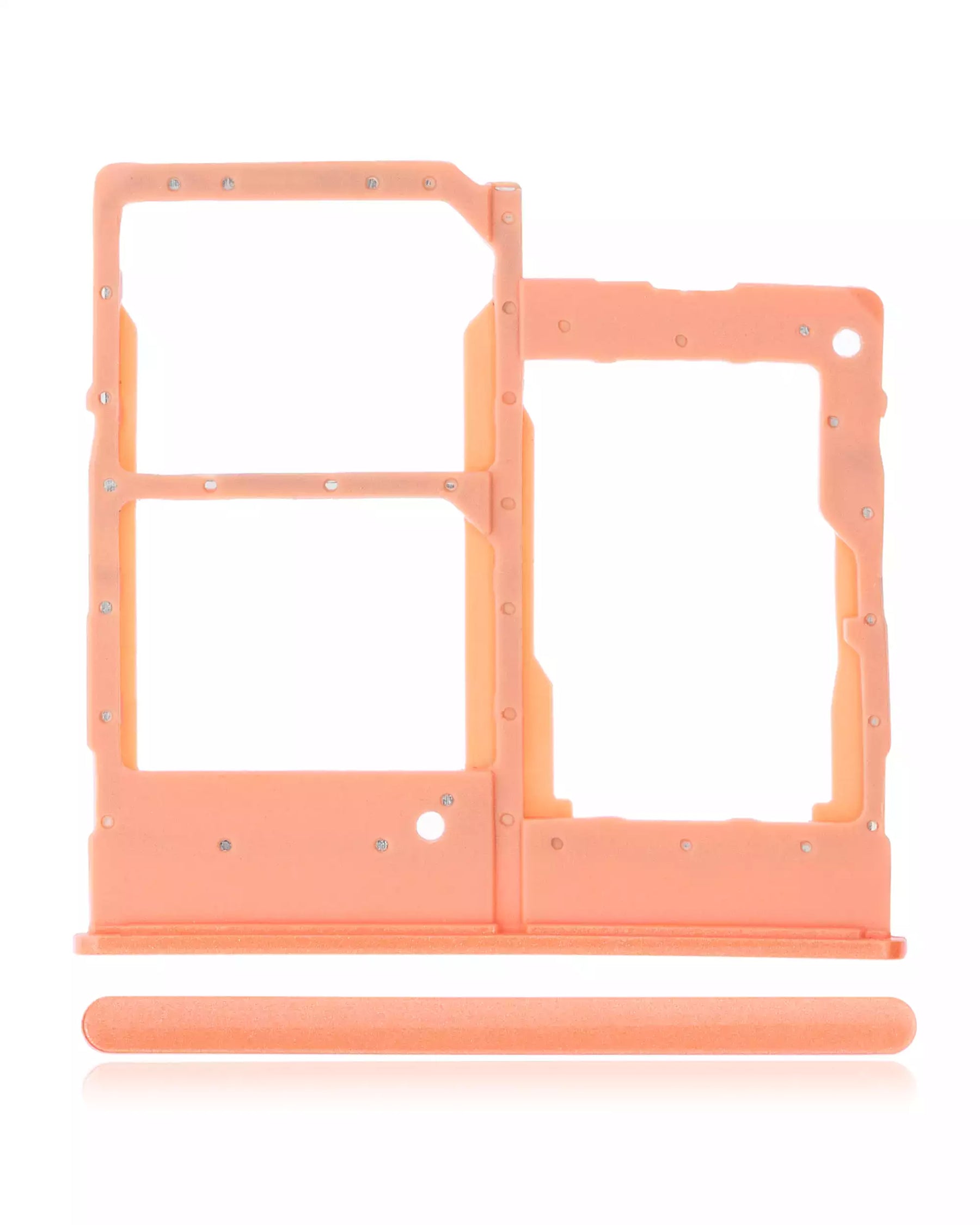 Dual Sim Card Tray Compatible For Samsung Galaxy A20E (A202 / 2019) (Coral)