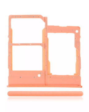 Dual Sim Card Tray Compatible For Samsung Galaxy A20E (A202 / 2019) (Coral)