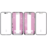 3 in 1 (Glass With OCA Pre-Installed + Frame) Compatible For iPhone 15 (OCA Master)