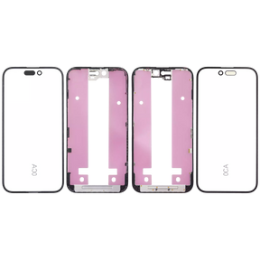 3 in 1 (Glass With OCA Pre-Installed + Frame) Compatible For iPhone 15 (OCA Master)