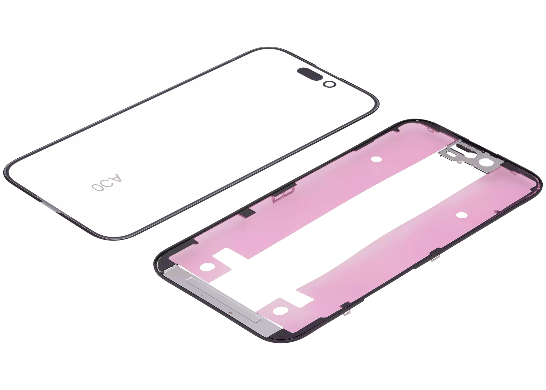 3 in 1 (Glass With OCA Pre-Installed + Frame) Compatible For iPhone 15 (OCA Master)