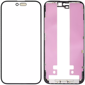 3 in 1 (Glass With OCA Pre-Installed + Frame) Compatible For iPhone 15 Plus (OCA Master)