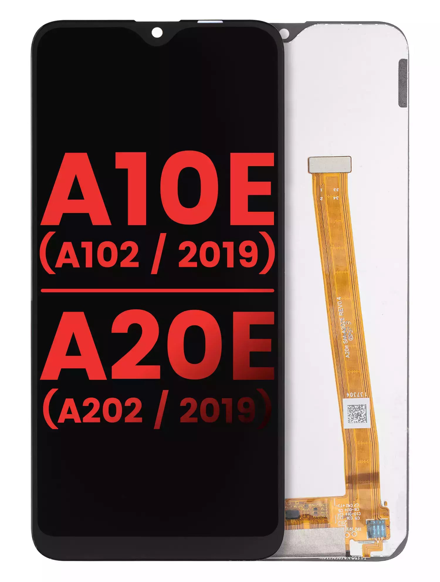LCD Assembly Without Frame Compatible For Samsung Galaxy A10e (A102 / 2019) / A20e (A202 / 2019) (Vemake) (All Colors)
