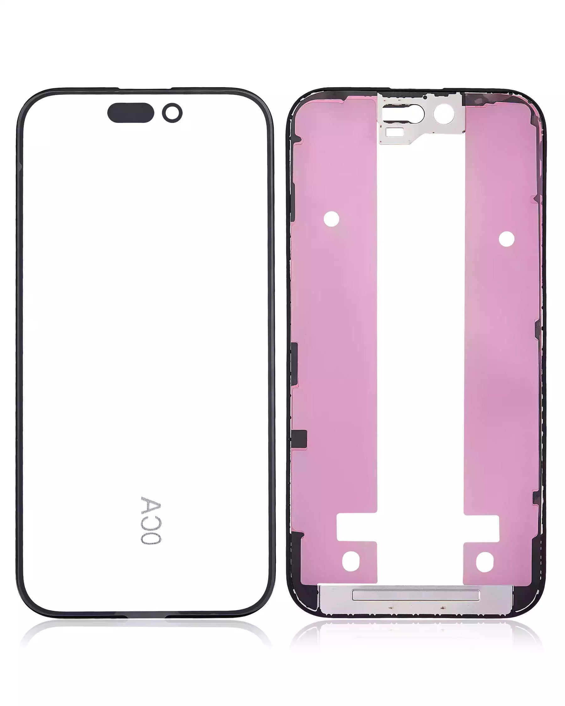 3 in 1 (Glass With OCA Pre-Installed + Frame) Compatible For iPhone 15 (OCA Master)