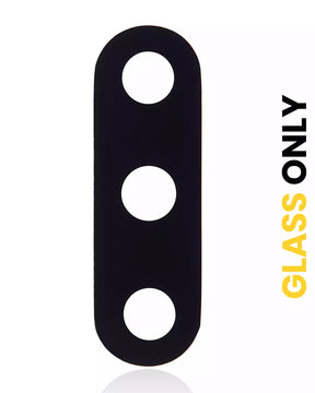 Back Camera Lens (Glass Only) With Adhesive Compatible For Samsung Galaxy M30 (M305 / 2019) (Black)