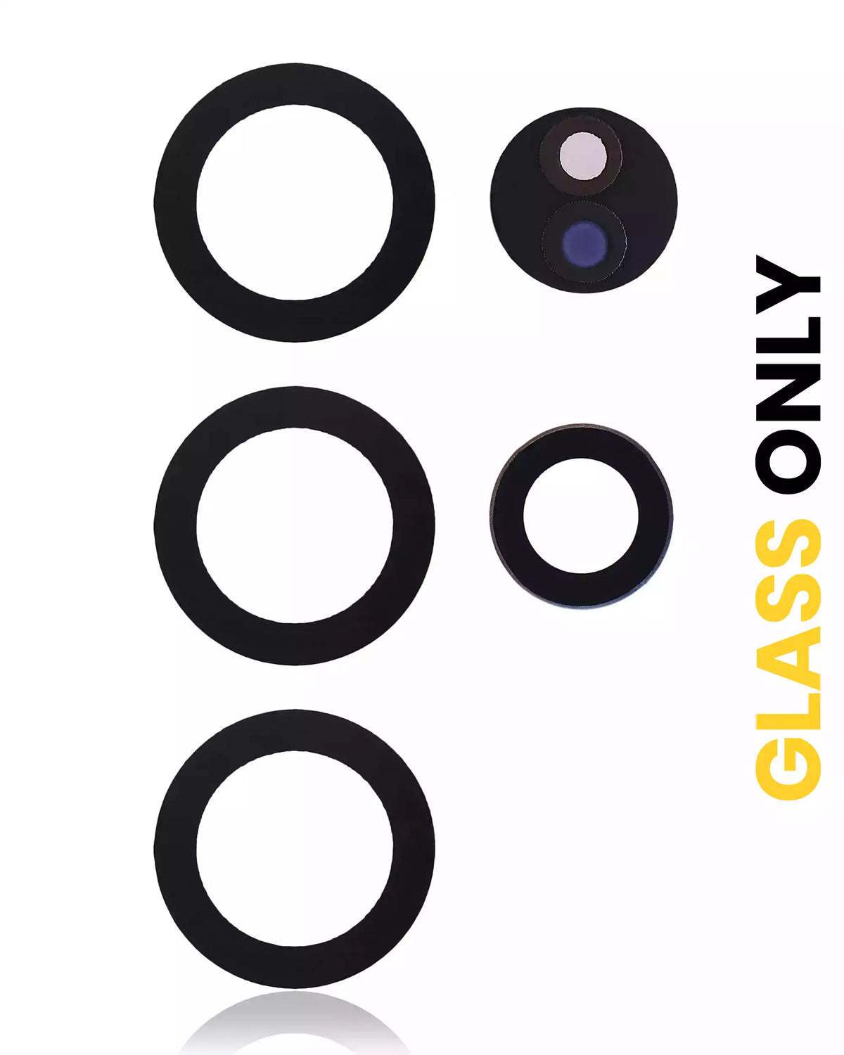 Back Camera Lens Replacement (Glass Only) With Adhesive Compatible For Samsung Galaxy S22 Ultra 5G (1 piece)