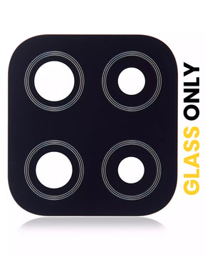 Back Camera Lens (Glass Only) With Adhesive Compatible For Samsung Galaxy A12 (A125 / 2020)