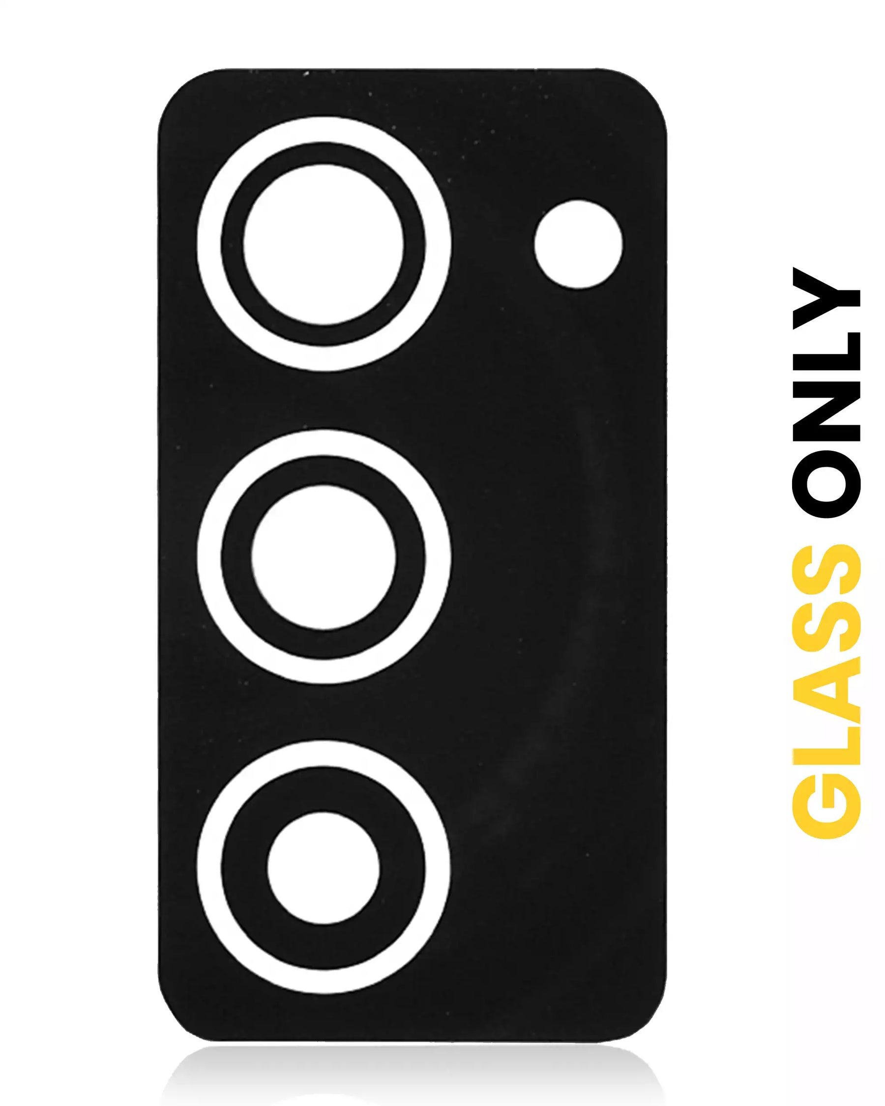 Back Camera Lens (Glass Only) With Adhesive Replacement Compatible For Samsung Galaxy Z Fold 2 5G (Mystic Black)