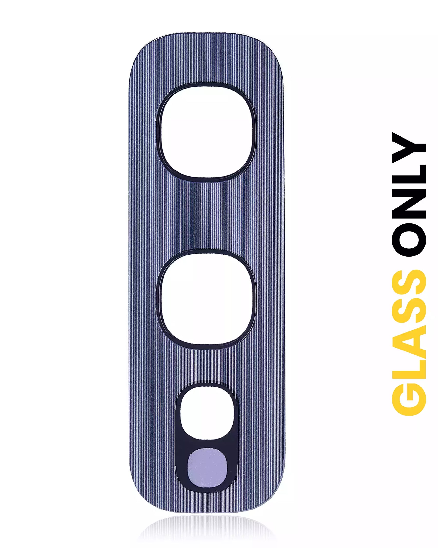 Back Camera Lens Replacement  (Glass Only) With Adhesive Compatible For Samsung Galaxy S10E (Prism Blue)