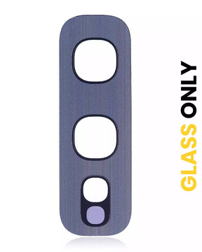 Back Camera Lens Replacement  (Glass Only) With Adhesive Compatible For Samsung Galaxy S10E (Prism Blue)