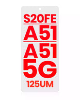 OCA Compatible For Samsung Galaxy S20 FE / A51 / A51 5G Replacement