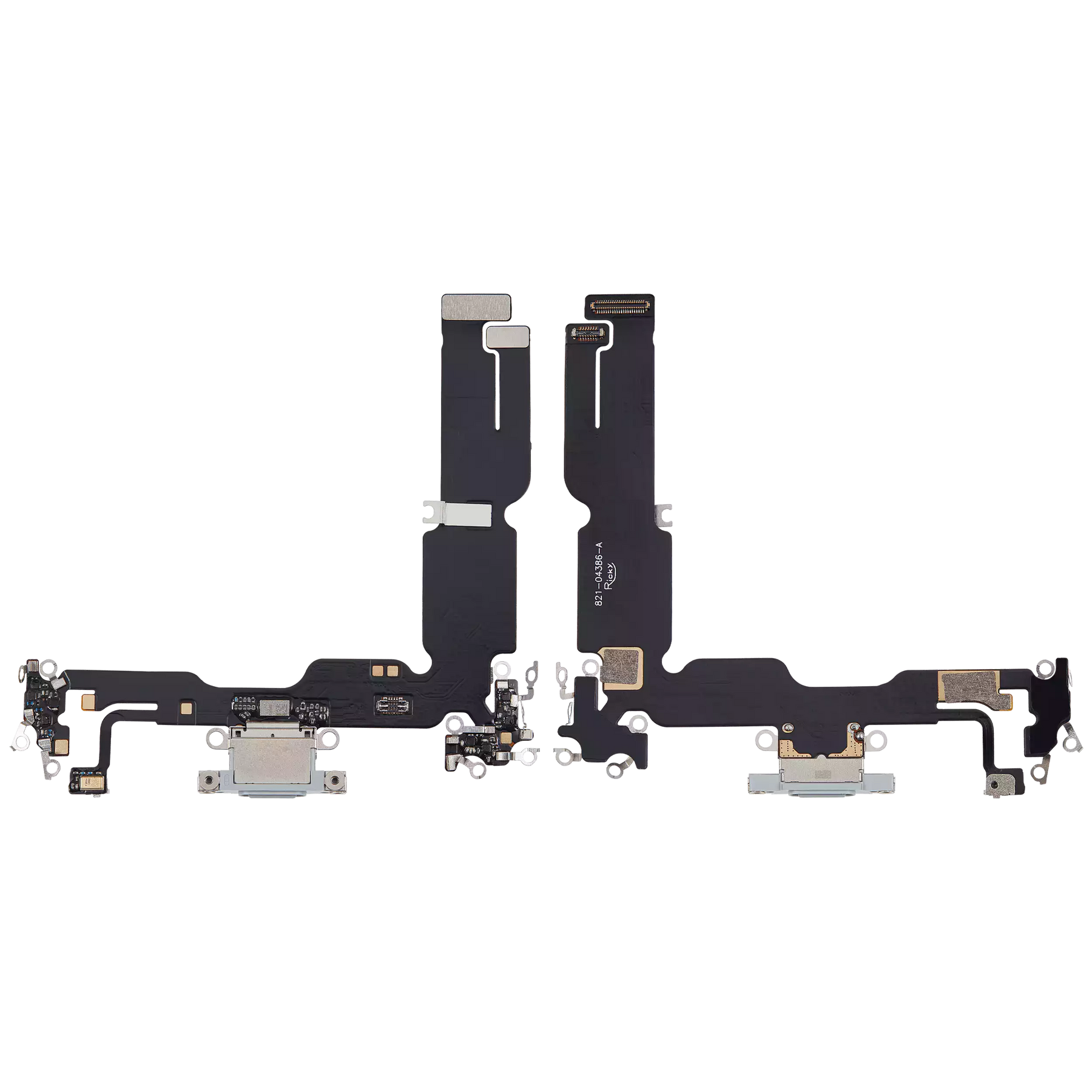 Charging Port Flex Cable Compatible For iPhone 15 Plus (Aftermarket Plus) (Blue)